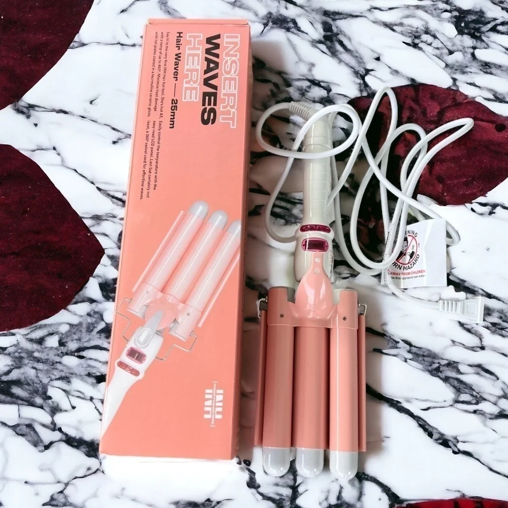 INH Insert Waves Here Deep Wave Iron NEW Pink With Box